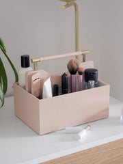 Organisateur de cosmétiques classique Stackers - Blush et or