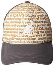 Casquette Trucker à Imprimé Fin Kangol - Gris