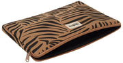Housse pour ordinateur portable Hindbag Ava Medium 15 pouces - Marron zèbre cannelle