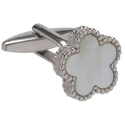 david-van-hagen-mother-of-pearl-flower-cufflinks---whitesilver-34498410