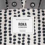 roka-canfield-b-small-linear-dot-recycled-canvas-backpack---creamblack-34392680