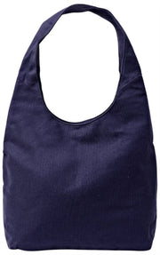 Roka Hoxton Grand sac à bandoulière en toile de coton - Bleu marine