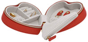 Boîte à bijoux de voyage Stackers Heart - Rouge