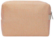 Trousse de Toilette Tissée Hindbag Leon - Rose Corail