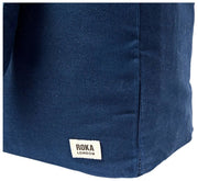 Sac fourre-tout moyen en toile de coton Roka Sloane - Bleu amiral