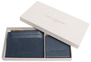 Alice Wheeler London Coffret cadeau porte-monnaie et miroir compact Veronica - Bleu marine