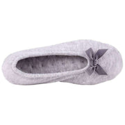 isotoner-terry-ballerina-slippers---grey-34523305