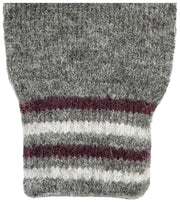 Gants en tricot côtelé Dents Salcombe - Gris anthracite