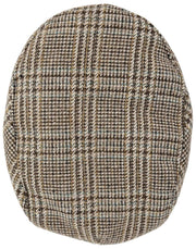 Casquette Plate Dents Stanwick Tweed - Marron