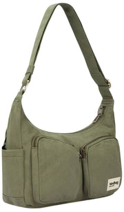 Sac à bandoulière multi-poches Hindbag Emile - Vert olive