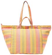 Roka Marylebone Grand sac fourre-tout surdimensionné en toile de coton - Rayures multiples délavées