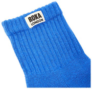 Chaussettes Roka Windsor Solid Crew - Malibu Bleu