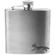 english-pewter-company-6oz-stainless-steel-fox-hip-flask---silver-34391748