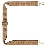 Sangle de sac Elie Beaumont - Tissage Pastel Chocolat Marron
