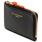 Porte-cartes Elie Beaumont - Noir/Orange