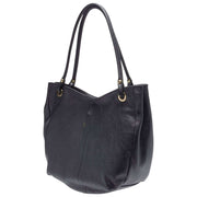 Sac fourre-tout souple courbé Elie Beaumont - Noir