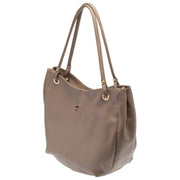 Sac Cabas Souple Courbé Elie Beaumont - Beige Vison
