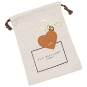 Porte-clés Coeur Elie Beaumont - Tan