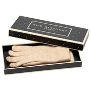 Gants tissés tricotés Elie Beaumont - Beige avoine