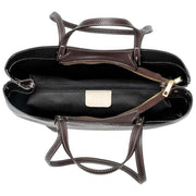 Elie Beaumont Origami Tote Bag - Marron Chocolat Foncé