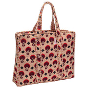 Sac cabas en velours Elie Beaumont Serendipity - Café Geo Tulip Brown