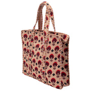 Sac cabas en velours Elie Beaumont Serendipity - Café Geo Tulip Brown