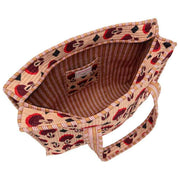Sac cabas en velours Elie Beaumont Serendipity - Café Geo Tulip Brown