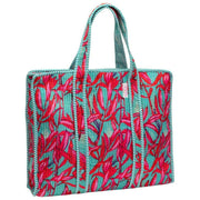 Sac cabas en velours Elie Beaumont Serendipity - Rose Corail