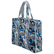 Sac cabas en velours Serendipity Elie Beaumont - Orchidée argentée