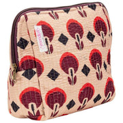 Elie Beaumont Serendipity Velvet Vanity Bag - Café Geo Tulip Brown