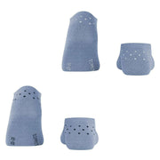 Esprit Fine Dot 2 Pack Sneaker Socks - Jeans Blue