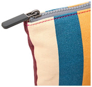 Roka Maida Vale Pochette en toile de coton moyenne - Larges rayures multiples