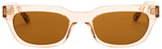 MessyWeekend Jenner Lunettes de lecture à lumière bleue - Marron/Beige pêche
