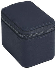 Mini boîte à montres de voyage zippée Stackers - Bleu marine