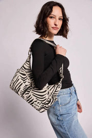 Sac à Bandoulière Multi Poches Hindbag Emile - Tigre Ecru
