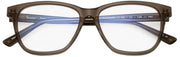 Lunettes de lecture MessyWeekend Remy à lumière bleue - Transparent/Vert olive