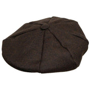 dents-langford-abraham-moon-plain-tweed-newsboy-cap---brown-34491087