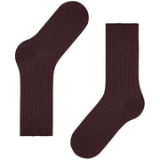 Falke Cosy Wool Boot Socks - Burgundy