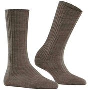 Falke Cosy Wool Boot Socks - Porto Mel Brown