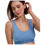 Falke Daily Comfort Lot de 2 brassières bustier - Bleu/Beige