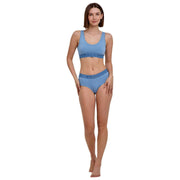 Falke Daily Comfort 2-Pack Hipster Brief - Bleu/Beige