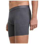 Falke Daily Comfort Lot de 2 boxers à jambe longue - Gris foncé chiné
