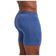 Falke Daily Comfort Lot de 2 boxers à jambe longue - Bleu marine/bleu