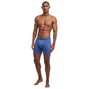 Falke Daily Comfort Lot de 2 boxers à jambe longue - Bleu marine/bleu