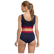 Falke Daily Comfort Print 2-Pack Bustier Bralette - Noir/Rouge
