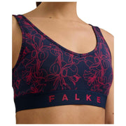 Falke Daily Comfort Print 2-Pack Bustier Bralette - Rouge/Noir