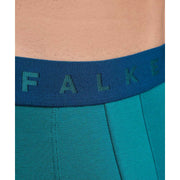 Falke Daily Comfort Lot de 2 boxers imprimés - Bleu sarcelle
