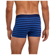 Falke Boxer Rayé Daily Comfort - Bleu Royal