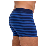 Falke Boxer Rayé Daily Comfort - Bleu Royal