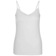 Falke Daily Lace Spaghetti Strap Top - White